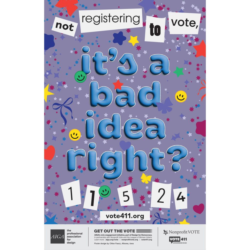Oliva Rodrigo inspired Voting Poster